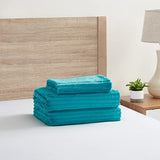 Nestl Premium Flannel Duvet Cover Set - 2 PC Reversible Twin Comforter Cover Set with Microfiber Back - 1 Velvet Duvet Cover Twin with Zipper Closure & 1 Pillow Sham 68 x 90 inches – Teal Nestl