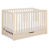 Carter's by DaVinci Colby 4-in-1 Convertible Crib with Trundle Drawer in Washed Natural, Greenguard Gold Certified, Undercrib Storage DaVinci