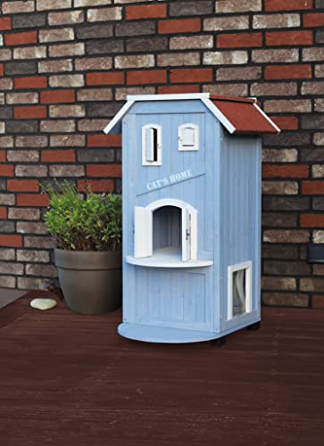TRIXIE Pet Products 3-Story Cat's House , 22 x 23 x 37 in. TRIXIE