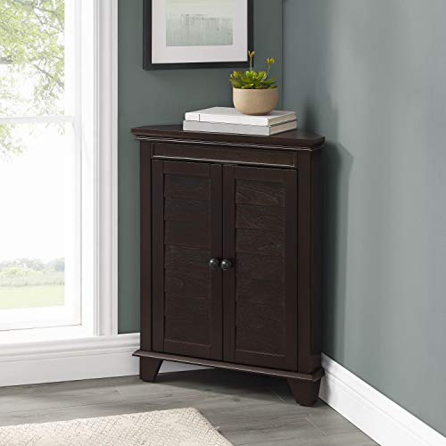 Crosley Furniture Lydia Corner Cabinet, Espresso - WoodArtSupply