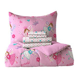 Dream Factory Magical Princess Ultra Soft Microfiber Girls Comforter Set, Pink, Twin dream FACTORY