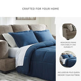 Signature Design by Ashley Stonemeade Contemporary Sofa Sleeper with Folding Gel Memory Foam Mattress, Reversible Cushions and 4 Accent Pillows, Queen, Dark Brown Signature Design by Ashley