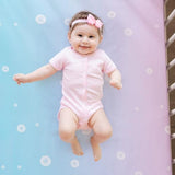 TCOYIWL 4 Pieces Crib Bedding Set for Baby Boys Girls, Infant Toddler Nursery Baby Bedding Sets Includes Cartoon Quilt, Fitted Crib Sheet, Crib Skirt and Plush Mermaid Toy TCOYIWL