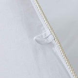 EGYPTIAN BEDDING 600-Thread-Count Egyptian Cotton Siberian Goose Down Comforter, 70 oz. Fill Weight, Solid White (King Size) EGYPTIAN BEDDING