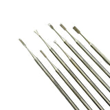 7 Pack Precision Mini Chisel Carving Tools for Detailed Small Crafts Such as Wood Carving, Wax Modeling, Soap Carving, and More - One Piece Construction Stainelss Steel Avon Surgical