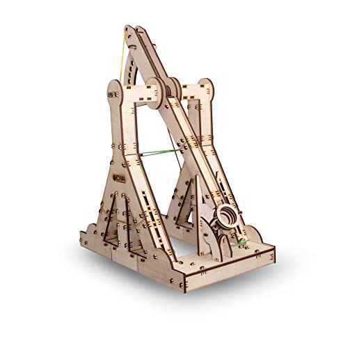 Eco Wood Art 3D Puzzle Trebuchet EWA Eco-Wood-Art
