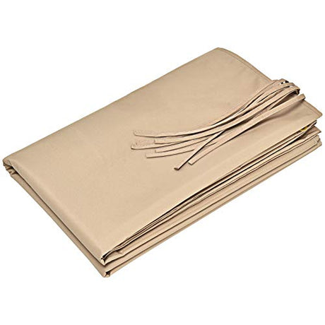 Tangkula 17x7 Ft Universal Pergola Replacement Canopy, Outdoor Canopy Shade Cover w/ 6 Copper Grommets & 4 Straps, Sun-protective Polyester Replacement Cover for Pergola Structure (Cover Only) (Beige) Tangkula