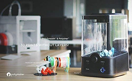 Polymaker PolySmooth PVB Filament 1.75mm 0.75kg Transparent - Print Like PLA Filament, Easy Smoothable Post Process with IPA Alcohol, Work with Polysher POLYMAKER