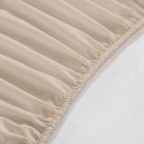 Elegant Comfort 1500 Premium Hotel Quality 18-24 Inches Deep - Extra Deep Pocket Single Fitted Sheet for High Mattress, Luxury and Softest, Smart Pocket - Wrinkle Free, King, Cream Elegant Comfort