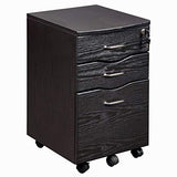 Techni Mobili Rolling Storage and File Cabinet, Espresso Techni Mobili