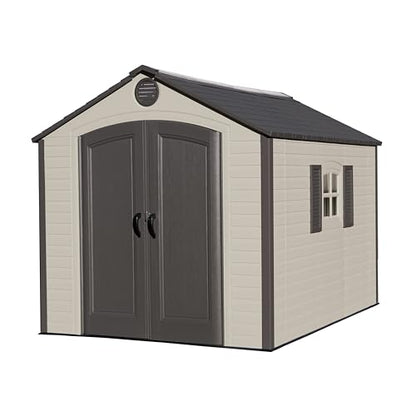 Lifetime 8 Ft. x 10 Ft. Outdoor Storage Shed - WoodArtSupply