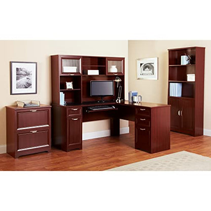 Realspace® Magellan 23-1/2"W x 16-9/16"D Lateral 2-Drawer File Cabinet, Classic Cherry - WoodArtSupply