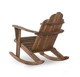 Linon Woodstock Rocking Chair, Teak Linon