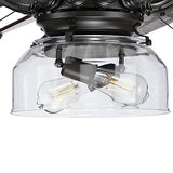 Progress Lighting P250000-129 Springer Collection DC Motor Windmill Farmhouse, 60-Inch, 12-Blade Ceiling Fan, Architectural Bronze Progress Lighting