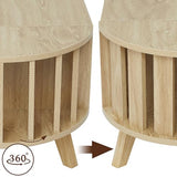 Janmer Home 47.3" Lift Top Coffee Table with Hidden Storage, Small End Table with Curved Edge Design, Oval Center Table with Lift Tabletop for Living Room, Office (Natural) Janmer Home