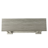 LIVILAND 48" Electric Fireplace with Realistic Flame Effect - Gray LIVILAND