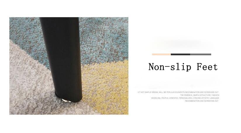 Mfallon Round Conference Table Small Meeting Room Coffee Table Set w/ 4 Chair, Office Business Guest Reception Table, Simple Dining and Chair Set of 4 Leisure Combination (Color : Black Leather) Mfallon