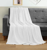 Utopia Bedding White 100% Cotton Waffle Blanket 300 GSM [Twin - 90x72 Inch] Soft Lightweight Breathable Dorm Bed Blanket for All Season Utopia Bedding