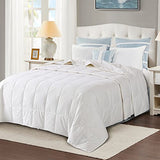 Globon Down Blanket California King Size, Extra Lightweight Summer Comforter/Duvet Insert for Hot Sleepers,Noiseless & Extra Soft, 13 Ounce Fill Weight, White Globon