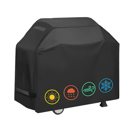 Grill Cover, Waterproof BBQ Grill Cover, 58 inch Rip-Proof and Anti-UV Barbecue Gas Grill Cover Compatible for Weber Char-Broil Nexgrill Grills and More YOTOM