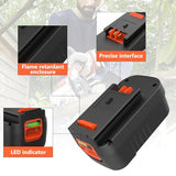 Bakipante 2Pack 6.5Ah 18V Lithium Battery HPB18 Replacement for Black and Decker 18Volt Firestorm HPB18-OPE 244760-00 A1718 FS18FL FSB18 Battery with Charger 90556254-01 Bakipante