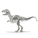 Kolotesame T.rex 3D Metal Puzzle Dinosuar Model for Adults, DIY Dinosuar Skeleton Building Model Kit, Immersive Creative Puzzle Model for Men or 3D Building Enthusiasts Gift