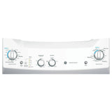GE GUD27ESSMWW Unitized Spacemaker 3.8 Washer with Stainless Steel Basket and 5.9 Cu. Ft. Capacity Electric Dryer, White GE