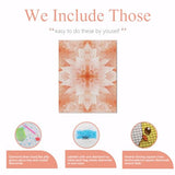 Pink Floral Kaleidoscope-103953 Diamond Painting Kits, DIY 5D Paint for Adults Kids, Full Drill Crystal Diamond Drawing Suitable for Home Wall Decoration Fhuyiks