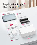 Liene 4x6'' Photo Printer, Phone Printer 100 Sheets & 3 Cartridges, Full-Color Photo, Portable Instant Photo Printer for iPhone Android, Thermal Dye Sublimation, Wi-Fi Picture Printer 100 Papers Liene