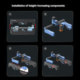 Artilume T1-P Laser Engraver 7000mW, APP Control, Foldable Design with Height Extension and Protective Enclosure, Portable Laser Cutter and Engraver Machine, 200x150mm Large Engraving Area Artilume