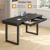 ONBRILL Standing Desk with Drawers, 63x26 Inches Rectangle Electric Stand Up Desk with Dual Motor and Memory Preset, Adjustable Height from 28-46 Inch for Home & Computer Workstation, Black ONBRILL