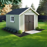 10 x 12 FT Outdoor Storage Shed Mat, Waterproof Storage Shed Flooring Mat, Anti-Slip Patio Furniture Floor Scratch Prevention Mat, Dustproof Outdoor Carport Mat Ahpuhtan