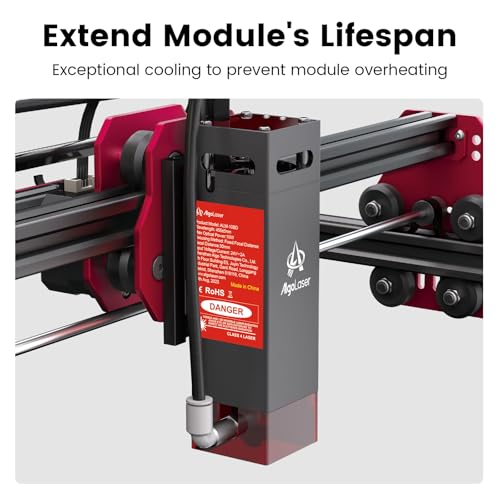 AlgoLaser Air Assist for Laser Engraver – Air Assist Pump Kit with Adjustable 30L/Min Airflow, Remove Smoke & Dust, Protect Laser Lens, Reduce Surface Temperature, Low Noise for Laser Engraving AlgoLaser