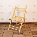 RFQWET Folding Dining Chairs Upholstered Padded Seat, Solid Wood Frame, Portable, Compact Design for Home Office, Kitchen, Living Room, Guest Seating Space Saving Extra Seating Solutions RFQWET