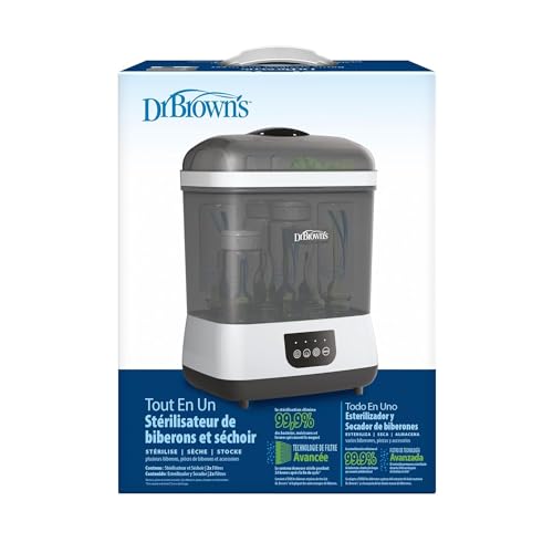 Dr. Brown's All-in-One Sterilizer and Dryer for Baby Bottles, Parts & Other Newborn Essentials Dr. Brown's