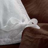 FEDALI HOME Cocoa Brown Duvet Cover Queen Size - Extra Cozy Bedding - 160 GSM Ultra Soft Duvet Cover Set with 2 Pillow Shams - 3 Pieces - Comforter Not Included