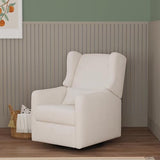 Carter’s Arlo Glider Recliner Nursery Chair - Water & Stain Resistant Glider Rocking Chair for Nursery - GREENGUARD Gold, FSC & Certi-PUR US Certified - Cozy Cream Swivel Rocker Recliner Chair DaVinci