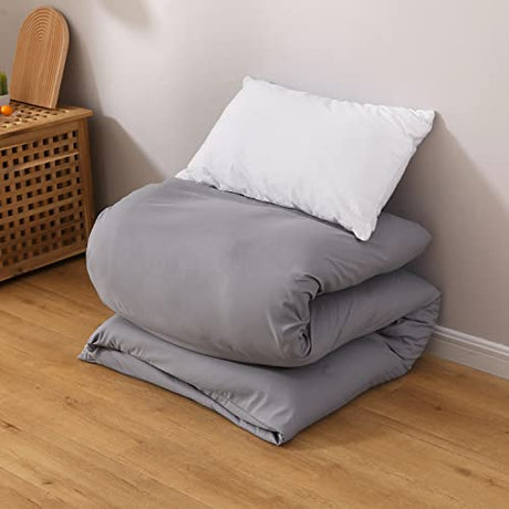 YOCOVER Japanese Floor Futon Mattress Cover Full Queen Twin King Size, Foldable Meditation Camping Sleeping Pad Dust Cover for Floor Guest Room (Black,King:78.7x86in) YOCOVER