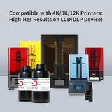 Siraya Tech Blu Lava Black: Ultra-Tough PC-Like 3D Printing Resin | High-Strength, High-Resolution, Functional Printing, Engineering-Grade Printer Resin for LCD/DLP Printers (1kg) Siraya Tech