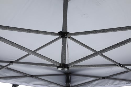 COBIZI 10x15 Pop Up Canopy with 4 Sidewall,Heavy Duty Canopy UPF 50+ All Season Wind Waterproof Commercial Outdoor Wedding Party Tents for Parties Gazebo with Carry Bag(10 x 15 ft Gray) COBIZI