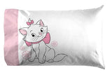 Jay Franco Kids Sheet Set with Fitted, Flat Sheets & Pillow Cover - Ultra-Soft Bedding with Pillowcase for Room Decor, White - Aristocats, 3 Piece Twin Jay Franco