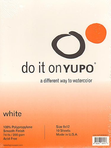 Yupo Watercolor Pad 9 in. x 12 in. [Pack of 2 ] Yupo