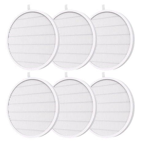MelodySusie Nail Dust Collector Replacement Filter 6 Pack, Reusable Dust Filter for MelosySusie Nail Dust Collector Vacuum Fan Dust Collector Extractor Electric Dust Suction Machine MelodySusie