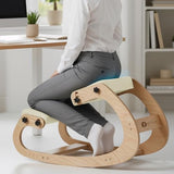 NYPOT Ergonomic Kneeling Chair with Adjustable Seats - Knee Chair for Posture Correction & Kneel Rocking Stool for Desk - Back Pain Relief for Home and Office, Supports 250 pounds - 5 Years Warranty NYPOT
