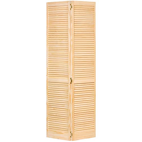 Closet Door, Bi-fold, Kimberly Bay® Traditional Louver-Louver Clear (80x30) - WoodArtSupply