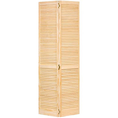 Closet Door, Bi-fold, Kimberly Bay® Traditional Louver-Louver Clear (80x30) - WoodArtSupply