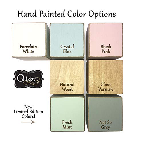 Baby Block Gift for Newborn Boy or Girl - Personalized Birth Announcement Wood Wooden Block New Baby Gifts Custom Item by Glitzby Glitzby