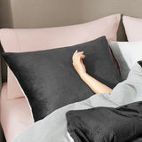 UGG Remina Twin Comforter Set 4 Piece Bed in a Bag with Throw Blanket, Decorative Pillow, Sham, and Reversible Comforter Hypoallergenic Washable College Dorm Bedding, Twin XL, Charcoal Grey UGG