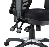 Modway EEI-757-BLK Articulate Ergonomic Mesh Office Chair in Black Modway