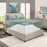 Hearth & Harbor Extra Deep Pocket Sheet Sets, Luxury Soft 6 Piece Bed Sheet Set Fits Mattress 18-24 Inches - Queen, Sage Green New Hearth & Harbor